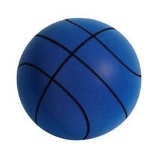 CHMUYIL 무소음 농구공 소프트볼 층간소음방지 실내용 방수 휴대용 탄성, 1. 어른(사이즈 7)스트라이프 블루 24cm, 1개