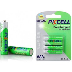 600mah1.2v충전지