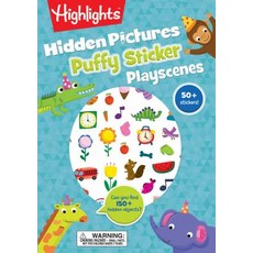 (영문도서) Hidden Pictures(r) Puffy Sticker Playscenes Paperback, Highlights Press, English, 9781684372492
