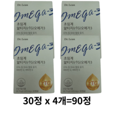 닥터린 초임계 알티지 오메가3, 120정, 3개