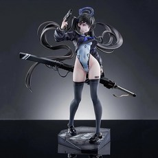 솔라레인 블루 피규어 키덜트 주식 정품 장난감 색상 파란색 세일러 슈트 PVC 애니메이션 액션 모델 인형 생일 선물 1/7 26cm, [01] Blue