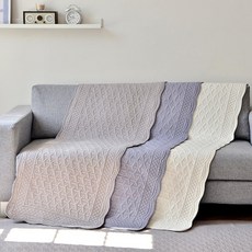 한빛카페트 10 테트라 순면 워싱 소파패드 3colors 2size, 60*180cm 3인용, 블루