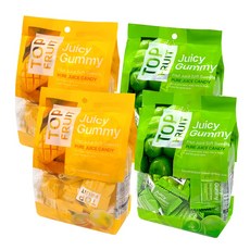탑후르츠 탑젤리 망고맛 320g x2개 + 청포도맛 320g 2개