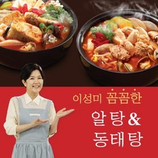 기타 이성미의 꼼꼼한 알탕 650g*6팩+동태탕 650g*5팩, 1