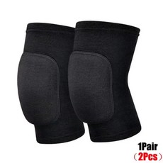 보호 스포츠 무릎 패드 교정기 댄스 요가 배구 축구 사이클링 테, 2.black 1 pair, B.S 30-40KG, 1개