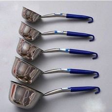 이딜리 국자 통샥구 짧은핸들 대형 국자 소 300ml