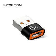 INFOPRISM / 초고속 USB 3.0 C타입 - A타입 변환 젠더 (OTG) IA-930, 1개, A (블랙), 20mm - ifineostream