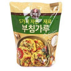 백설 5가지 자연에서 얻은 부침가루 1.8kg, 1봉