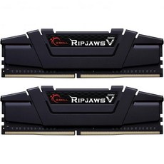 G.SKILL 립조스 V시리즈 DDR4 RAM 64GB 2x32GB 2666MTs CL18181843 1.20V 데스크탑 컴퓨터 메모리 UDIMM 블랙 F42666C18D64G