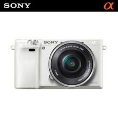 [소니] # 미러리스 알파 A6000 L 화이트 (SELP1650 파워 줌렌즈킷) + S, 상세 설명 참조, 상세 설명 참조