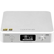 TOPPING D50s 데스크톱 디코더 DSD512 DAC ES9038Q2M, [01] D50sSilver - d50s