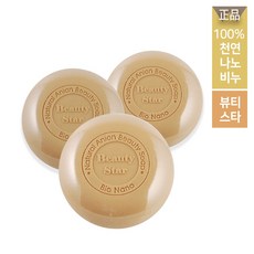 뷰티스타 천연나노 미세먼지 세정 클렌징 비누 아토피 여드름 주름 개선 완화, 6개입