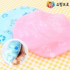 쇼핑브로) 비닐 샤워캡 위생모자 헤어캡 방수헤어캡 방수샤워캡