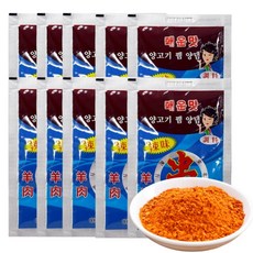 (당일출돼지) 차이나푸드 양꼬치소스 (매운맛) 60g 양꼬치양념, 10개