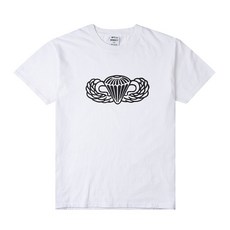 [라벨루쏘] [와일드 동키] 공용 파라슈트 반팔 티셔츠 T PARACHUTE WHITE