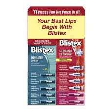 Blistex Lip Balm & Medicated Ointment 블리스텍스 립밤 앤 메디케이티드 립 연고 11팩, 1개, 단일색상