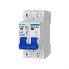 MCB 태양광 미니 회로 차단기 과부하 보호 태양광 PV 1000V 2P 6A 10A 16A 20A 25A 32A 40A 50A 63A, 2, 1개