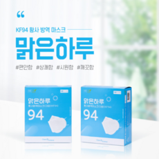 쁘띠엉클 국내생산 맑은하루 KF-94 대형 마스크 화이트 10매 30매 50매 식약처인증 의약외품 미세먼지차단