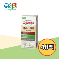 그린비아 플러스케어 화이바 200ml x 48팩, 48개