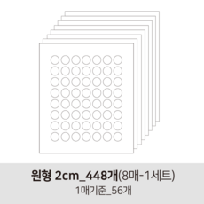 더굿데이 투명 무지스티커 원형 라운드사각 봉인 마감 보호용 제품 반품 교환 방지스티커 투명스티커, 01투명원형2cm-8매(낱개448개)