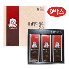 [방송] 정관장 홍삼정 마일드 센스 (10ml*30포)* 9박스+쇼핑백 9장, 9개, 300ml