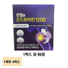 콘드로이친 관절엔 콘드로이친1200, 240정, 3개