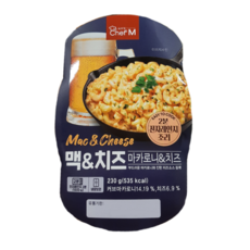 (무료배송) 쉐프엠 맥앤치즈 마카로니앤치즈 230g x 2개