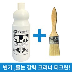 티크린 1L 저자극 바닥 변기 타일 세제 화장실 청소 바닥청소, 티크린 1L + 붓, 1개