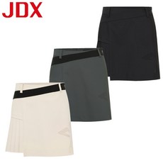 JDX 제이디엑스 23년 SUMMER 세일!! 여성 펀칭 로고 부분 플리츠 큐롯 X1PQU6771