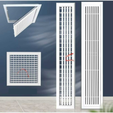 갤러리창 자연환기구 덧창 개폐조절형 창문비막이, 공기 배출구 400 x 400 mm