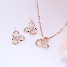 14k금목걸이귀걸이세트