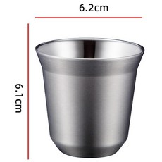 도징컵 304 더블 레이어 스테인레스 스틸 커피 컵 51100ML 절연 연결 파우더 캡슐 쉬운 청소, 01 01 S