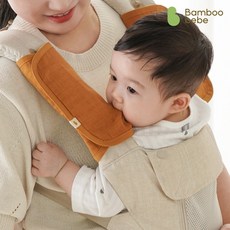 밤부베베 정글숲 아기띠침받이, 플라워 샌드, 1세트