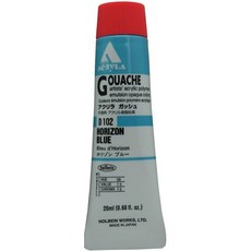 Holbein Acryla Gouache Artists 아크릴 폴리머 에멀젼 20ml Horizon Blue (D102)