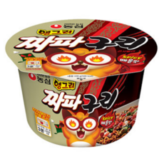 농심 앵그리 짜파구리 큰사발 매운맛 108gX16 컵라면, 70개