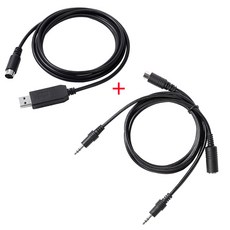 SCU-58 와이어 X 연결 케이블 키트 Yaesu FTM-100D 200D 300D 400XD 용, [01] 1M, [01] Black, 1개