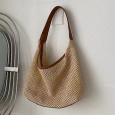 HEZO헤조 바캉스 여름 휴가 대용량 라탄 토트백