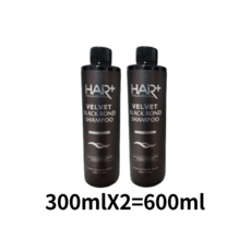 헤어플러스 새치염색유지용 블랙 본드 샴푸, 5개, 600ml
