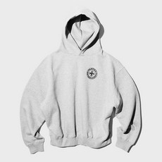 펀치드렁크파티즈 Logo Oversized Hoodie (GRAY)
