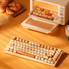 [cy] Akko x MONSGEEK MG75W 무선 기계식 게이밍 키보드 찐빵랜드 듀얼모드 RGB램프 MOG높이PBT키캡 전키핫스왑DIY 시즌신상, MG75W 찐빵랜드, TTC금홍축(선형축/43+-5GF)