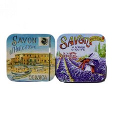 라사본느리드니옹 향수비누 틴케이스 슬리브 패키지 2개입(라벤더버베인)