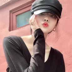 - 얼굴소멸 빵모자 베레모 뉴스보이캡 금장 헌팅캡