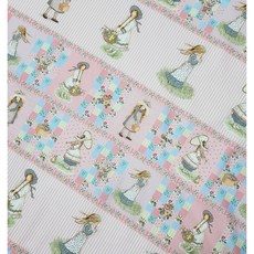 홀리하비 봄날의 부케(핑크) 1패널 85cm 빈티지 퀼트원단, 3패널 이상 (수만큼 수량입력), 1개