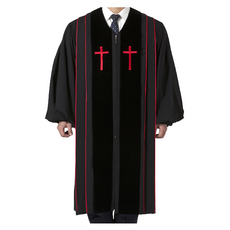 성의사 고급 목회자 가운 E형 동복 목사 임직 pastor gown 주문제작 - 목회자가운