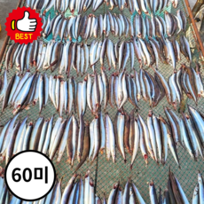 올바른농장 급냉직송 국내산 남해안 반건조 양미리, 1세트, 60