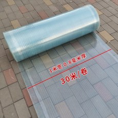 투명 폴리그라스 지붕 판넬 폴리카보네이트 차양막 5M, 두께0.8mm-폭1m