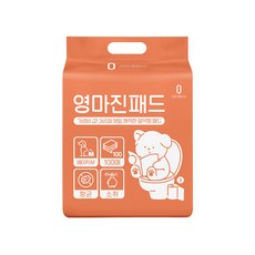 제로랩스 영마진 배변패드 베이직 M 100매 (40x50cm), 1개, 100개 - 배변패드m100매