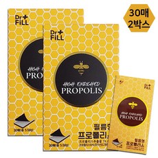 닥터필 필름형 프로폴리스 플라보노이드 함유 2개월분, 2팩, 30매