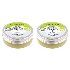 GREENDOOR 그린도어 크리스탈 데오드란트 크림 50ml 2팩 Crystal Vegan Deodorant Cream, 2개