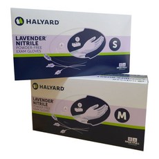 유한킴벌리 라벤더 니트릴 글러브 1박스 250매 진료용 의료용 위생용(피에쓰출고), 중형 -1box, 1개